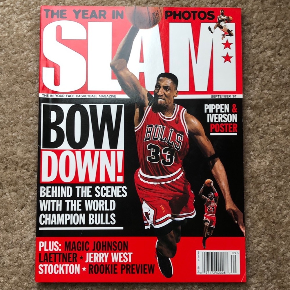 SLAM Magazine September 1997 (SCOTTIE PIPPEN & MICHAEL JORDAN COVER)